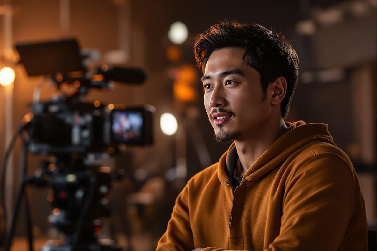撸撸在线视频专访：新生代导演张涵的创作之路